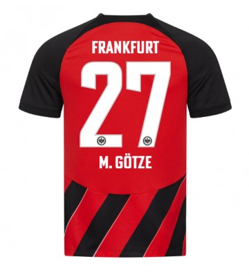 Eintracht Frankfurt Mario Gotze #27 Primera Equipación 2023-24 Manga Corta